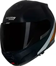 Nolan N100-6 Verniciatura Speciale 343, flip up helmet , color: Black/Dark Orange/Light Grey , size: L
