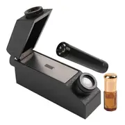 High Precision Portable Refractive Index Tester Gem Refractometer Professional Gemstone Ldentification Black