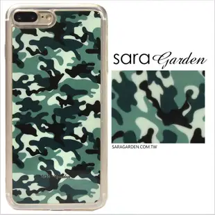 【Sara Garden】客製化 軟殼 蘋果 iPhone 6plus 6SPlus i6+ i6s+ 手機殼 保護套 全包邊 掛繩孔 迷彩撞色藍綠