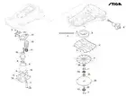 Hub Disc Original Stiga a7500 Rtk Robot Rasaersa Lawn Mower 181465666/0