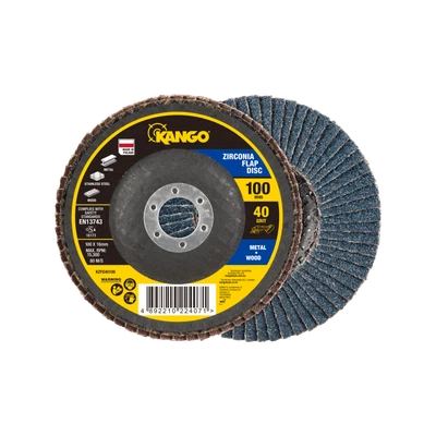 Kango 100mm 40G Zirconia Flap Disc