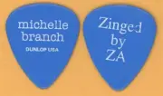 Michelle Branch 2002 Zinged By ZA Tour Dunlop Color Series Blue Guitar Pick
