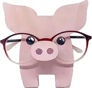 [TREETDOBV] Creative Animal Shape Glasses Stand Wooden Corgi Eyeglass Spectacle Holder Stand Sunglasses Display Rack Cute Pet Eyeglass Display Ornaments Home Office Desk Decor Corgi Glasses Stand(#5)
