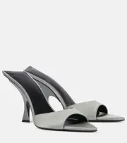 [The Attico] The Attico Ester 95 satin mules AU 7.5 grey