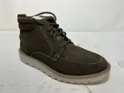 Clarks Men's Barnes Mid Oxford Boot Dark Grey Suede 7.5M