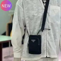 在飛比找PopChill優惠-[二手] Prada 2ZH155 再生尼龍手機套/手機包 