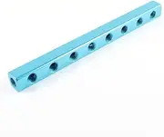 XYWHPGV 1/4 inchesPT Air Pneumatic 8 Positions 11 Thread Ports Manifold Block Splitter(281ba c5d5d 4e580 04882 c0c61 38b99