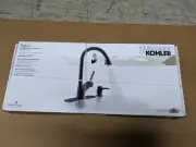 Kohler Setra R22898-SD-BL Touchless Pull-Down Kitchen Faucet Matte Black