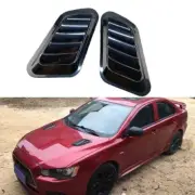 Universal Black Car Decorative Air Flow Intake Hood Scoop Vent Bonnet Cover