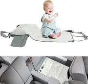 Toddler Airplane Bed, Kids Airplane Seat Extender Travel Bed, Inflatable Airplane Foot Rest for Toddler, Toddler Airplane Travel Essentials with Storage Bag for Flying Flights