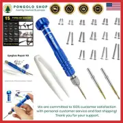 Comprehensive Eyeglass Repair Kit: 30 Screws & Precision Screwdriver Included