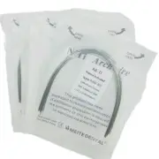 20 Alambre de Arco Rectangular Niti Activado Térmicamente para Ortodoncia Dental