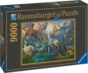 9000pc Ravensburger Magic Forest Dragons Family Jigsaw Puzzle Game 192x138cm