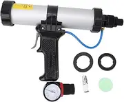 Pneumatic Caulking Gun, Aluminum Alloy Air Caulking Gun Portable Glue Caulk Cartridge Applicator with Ergonomic Handle, Pneumatic Caulking Tool for Home Decoration (310ml)