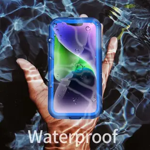 防水手機殼 iPhone14 Plus防水殼 淺水殼 保護殼 外送神器 適用iPhone 14 Pro Max防水手機殼