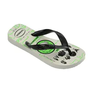 【havaianas 哈瓦仕】拖鞋 童鞋 兒童 夾腳拖 少年駭客 Kids Ben10 綠黑 4146091-3471K(哈瓦士)