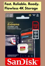 512GB Micro SD Sandisk Extreme Memory Card DashCam 4K V30 Class10 U3 GoPro TF