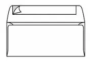 No. 9 Side Seam Regular White Envelopes w Kwik-Tak®, 3-7/8" x 8-7/8"