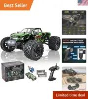 1:18 Scale All Terrain RC Cars, 40KM/H High Speed 4WD Remote Control Car with...