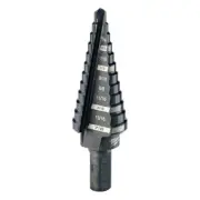 Milwaukee #4 Step Drill Bit Black Oxide 3/16 - 7/8 Inch X 1/16 Inch Accessory