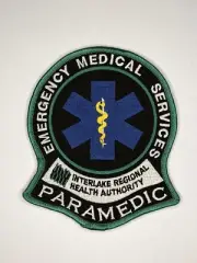 Interlake Regional Healthcare Manitoba Canada Paramedic Firefighter Patch