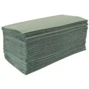 JANTEX(PACK OF 15)Z FOLD GREEN HAND TOWELS DL923