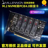 在飛比找蝦皮購物優惠-【超值現貨】康易達PCIe4.0x16轉4盤nvme擴展卡固