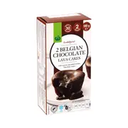 Woolworths Belgian Chocolate Lava Cake 2 Pack 180g