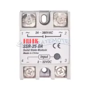 AC24-380V SSR-25DA/40DA Solid State Relay Module 25A/40A 250V DC Input Output US