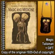 Antique Book Occult Magic Old Medicine Anatomy Witchcraft Esoteric Manuscripts 1