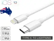 USB Type C USB Data Sync Charger Cable Lead to iPhone iPad iOS 14 13 12 -1 Meter
