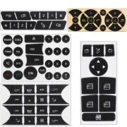 Button Repair Decals Sticker Kit Steering AC Window Sticker For Mercedes 07-2014