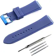 [FACLE] 22mm Silicone Watch Strap for GUESS W0247G3 W0040G3 W0040G7 45MM Silicone Sport Watchbands waterproof wristband watch accessories