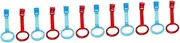 ibasenice 3sets Baby Bed Stand Rings Baby Pull up Rings Playpen Toddler Cot Handle Infants Practicing Standing Walking Training Tool 4pcs*3