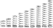 10pcs 1.5mm Stainless Steel Micro Small Compression Spring OD9mm to 16mm Length 10mm to 50mm(35mm(10pcs),15mm)