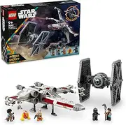 [LEGO] Star Wars TIE Fighter & X-Wing Mash-up Building Toy for 9+ Year Old Boys & Girls, Space Vehicles Set with 4 Minifigures and a Droid Figure, Buildable Kids' Toys 75393