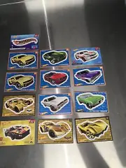 lot of 13 -2012-2015 Mattel Hot Wheels stickers