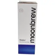MoonBrew Deluxe Glass Shaker Bottle 16 oz Clear Drink Mixer