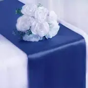 Royal Blue SATIN 12x108" Table RUNNER Wedding Party Catering Dinner Decorations