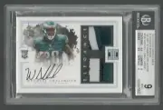 WENDELL SMALLWOOD 2016 Impeccable Elegance RC Helmet Auto Nameplate #2/15 BGS 9!