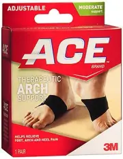 ACE Therapeutic Arch Support Moderate, 1 pair (8 Pack)