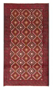 Traditional Vintage Hand-Knotted Carpet 3'2" x 5'8" Wool Area Rug