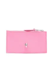 Alexander Mcqueen Skull Charm Leather Cardholder