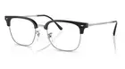 Ray-Ban New Clubmaster Reading Glasses RB 7216 2000 51-20 Black Frames Readers