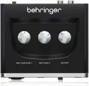 Bellinger 2 Input 2 Output USB Audio Interface Black 1-Channel UM2 U-PHORIA