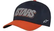 Alpinestars Lanes Flexfit Hat Navy Blue/Orange