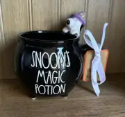 Rae Dunn Peanuts SNOOPY'S MAGIC POTION Cauldron Halloween Mug New