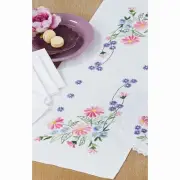 Village Linens™ Gerberas Runner Stamped Embroidery