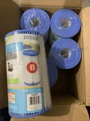 5 Lot Intex Flowclear Swimming Pool Type B Replacement Filter Pump Cartridge
