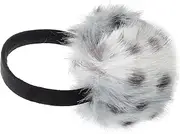 [TINEASUR] Faux Fur Earmuffs Stylish Winter Outdoor Ear Warmers for Ladies Girls Cold Weather